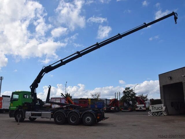 Koukkuvarsijärjestelmä Mercedes-Benz Actros 3236 Hooklift + Hiabcrane