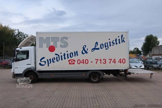 Transporter mit Koffer MERCEDES-BENZ Atego 818 / 1. Hand / Ladeboard / Luftfahrwerk