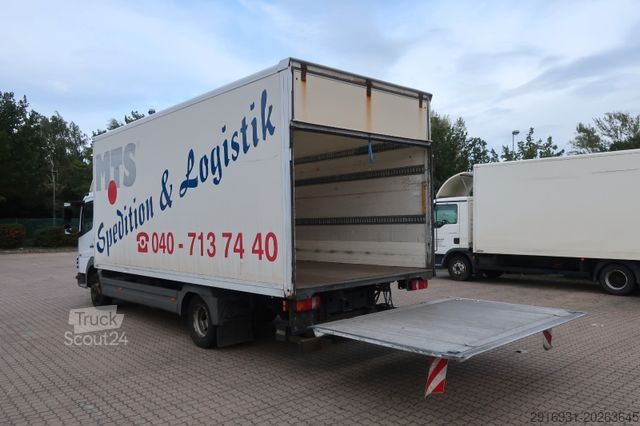 Transporter mit Koffer MERCEDES-BENZ Atego 818 / 1. Hand / Ladeboard / Luftfahrwerk