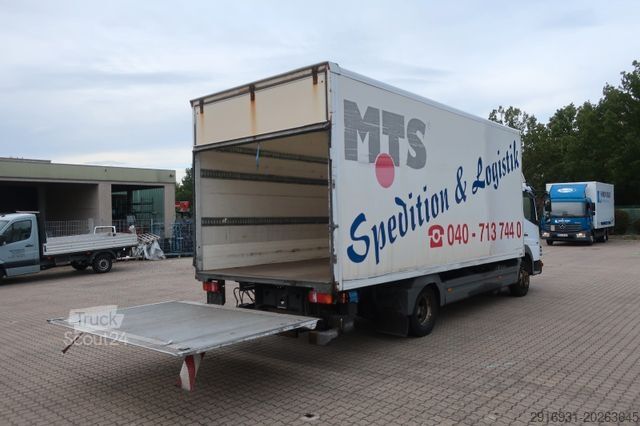 Transporter mit Koffer MERCEDES-BENZ Atego 818 / 1. Hand / Ladeboard / Luftfahrwerk