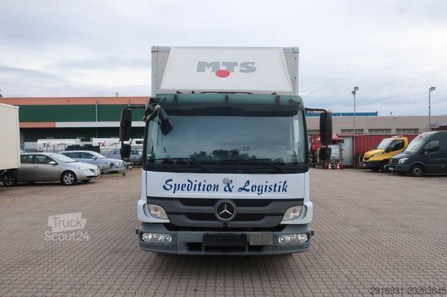 Transporter mit Koffer MERCEDES-BENZ Atego 818 / 1. Hand / Ladeboard / Luftfahrwerk