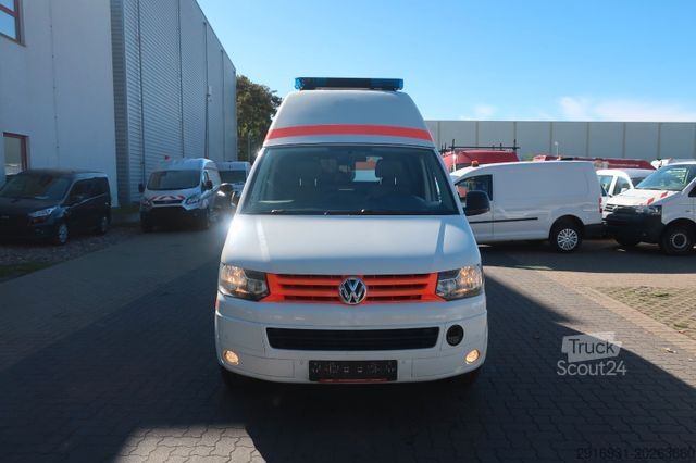 Feuerwehrfahrzeug VOLKSWAGEN T5 Transporter Hochdach lang/KTW/Klima/FN: A40