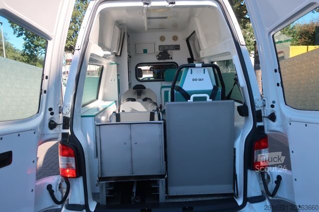 Feuerwehrfahrzeug VOLKSWAGEN T5 Transporter Hochdach lang/KTW/Klima/FN: A40