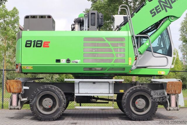 Máquina agrícola de transporte e manuseio Sennebogen 818 ME | SORTING GRAB | GOOD TIRES