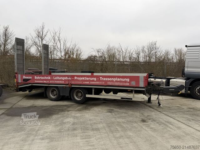 Ρυμουλκούμενο χαμηλού φορτίου  tt  19 t Tandemtieflader