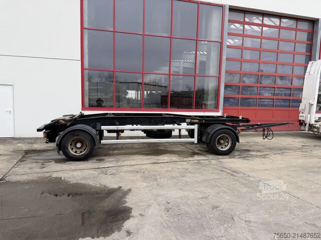 Ρυμουλκούμενο εναλλάξιμου σασί Hüffermann HSA1860  2 Achs Abrollmulden Anhänger