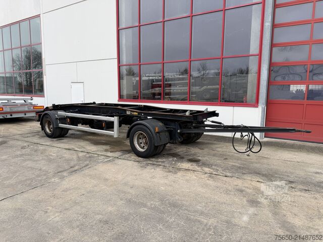 Ρυμουλκούμενο εναλλάξιμου σασί Hüffermann HSA1860  2 Achs Abrollmulden Anhänger