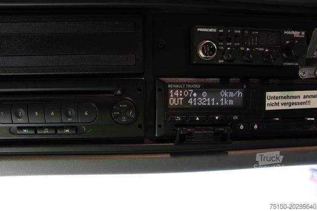 Nagy térfogatú nyergesvontató RENAULT T 520 4x2 High Sleeper 2 x Tank RETARDER Nr: 711