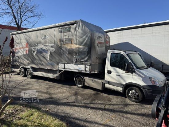 Furgon IVECO 35C7 SATTELZUGMASCHINE + AUFLIEGER VELDHUIZEN, NUR 85.000 KM !!