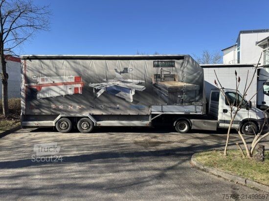 Furgon IVECO 35C7 SATTELZUGMASCHINE + AUFLIEGER VELDHUIZEN, NUR 85.000 KM !!