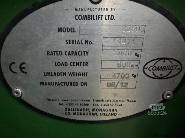 4-way forklift Combilift C2500 /perfect /compact/Only 4819 hours