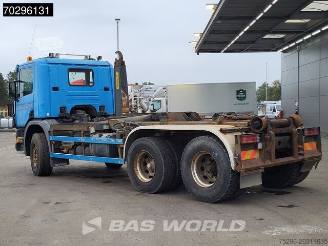 Система крюкових кронштейнів Scania 420 6X4 20tons Marrel THM 20000 Manual Retarder...