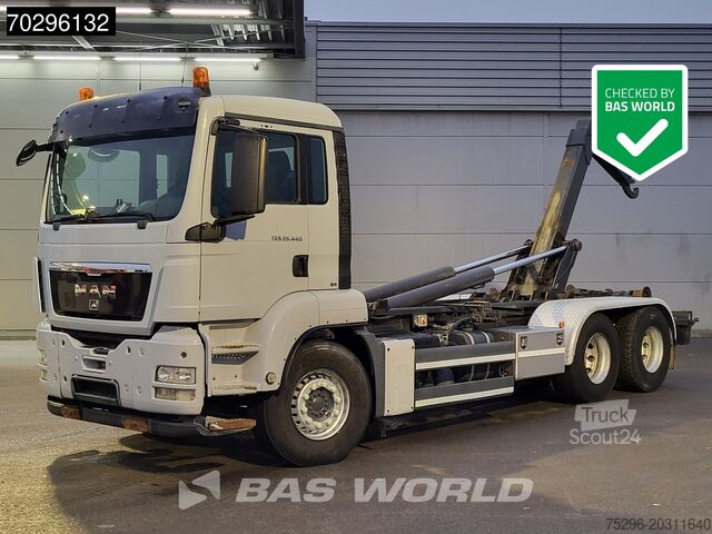 Containertransport (haakarmsysteem) MAN TGS 26.440 6X4 ANG containersystem Retarder Man...