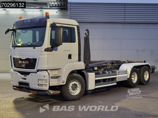 Containertransport (haakarmsysteem) MAN TGS 26.440 6X4 ANG containersystem Retarder Man...