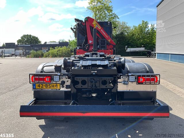 Sistema a braccio con gancio Mercedes-Benz Arocs 3540 8x4 Palfinger 19 Tonmeter laadkraan ...