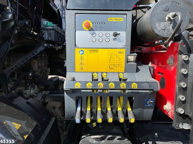 Sistema a braccio con gancio Mercedes-Benz Arocs 3540 8x4 Palfinger 19 Tonmeter laadkraan ...