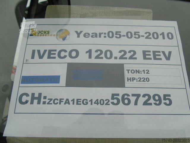 Matkalaukku Iveco EuroCargo 120 IVECO EURO CARGO 120.22 EEV