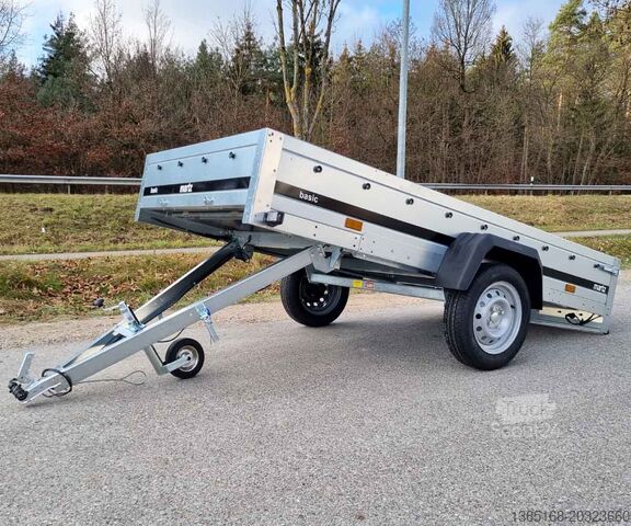 Tieflader Anhänger Martz Kastenanhänger Tieflader 750kg 264cm x 126cm kippbar NEU