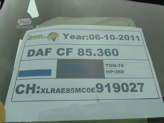 Matkalaukku DAF CF 85.360 DAF CF85. 360