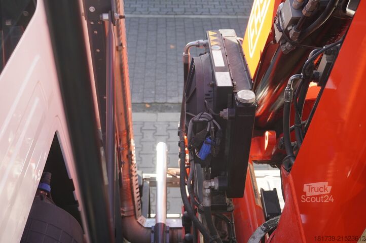 Ανατρεπόμενο φορτηγό με γερανό Renault C380 E6 6×4 / HDS Fassi F135 2700 MTH /