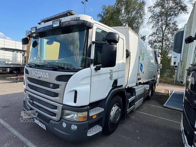 Šiukšlių surinkimo transporto priemonė Scania P310 6x2 Garbage disposal truck - CNG