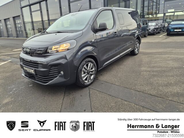 Panel van Peugeot Expert L2 180 EAT8 erhöhte Nutzlast Laderaumboden Connect-Paket Trennwand verglast 17 Zoll LM Sommer Ersatzrad Seitenscheibe schiebbar