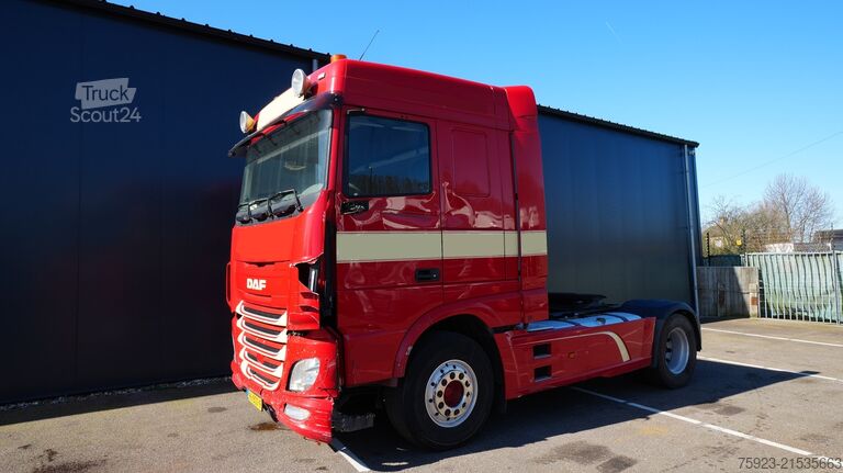 معيار SZM DAF XF 460 SC tractor unit Damaged vehicle