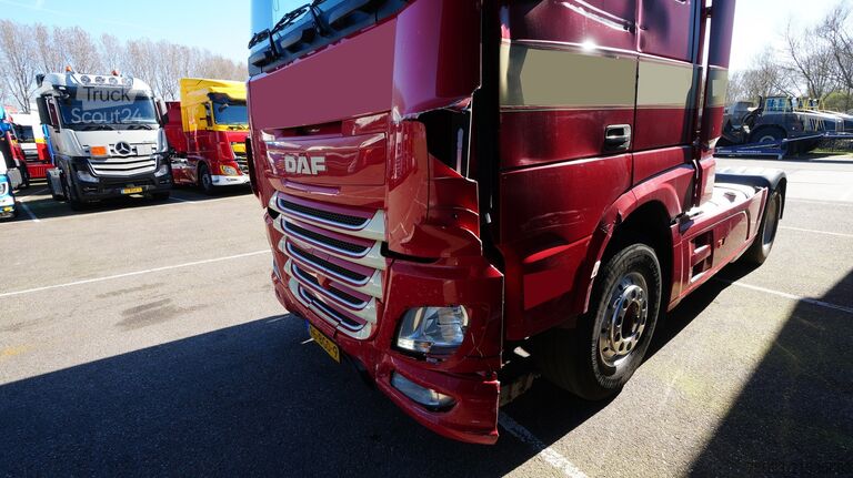 معيار SZM DAF XF 460 SC tractor unit Damaged vehicle