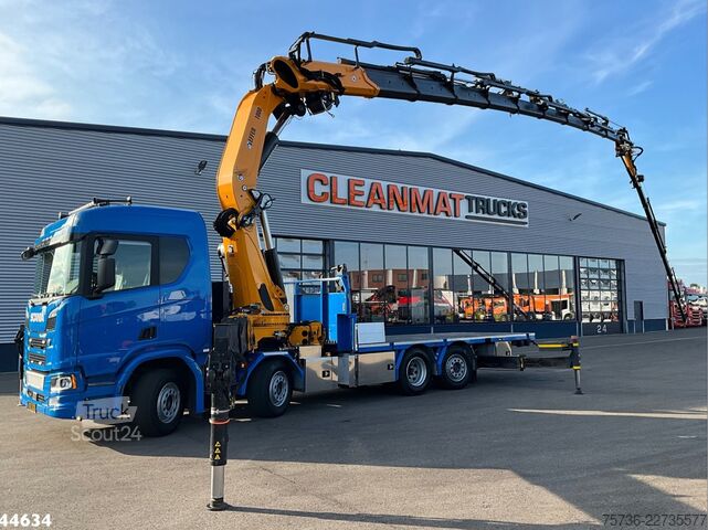 Nosturiauto Scania R 540 Euro 6 Effer 100 Tonmeter laadkraan + Fly...
