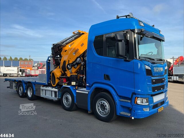 Nosturiauto Scania R 540 Euro 6 Effer 100 Tonmeter laadkraan + Fly...