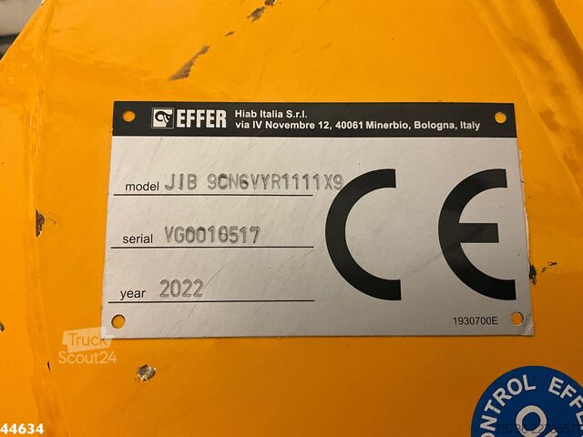 Nosturiauto Scania R 540 Euro 6 Effer 100 Tonmeter laadkraan + Fly...