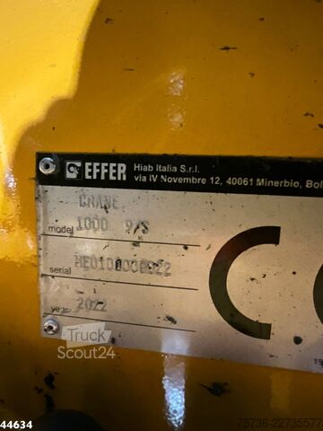 Nosturiauto Scania R 540 Euro 6 Effer 100 Tonmeter laadkraan + Fly...