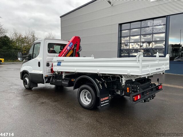 3-puoleinen kippauslaite Iveco Daily 72C18 HMF laadkraan 3,4 Tonmeter laadkraa...