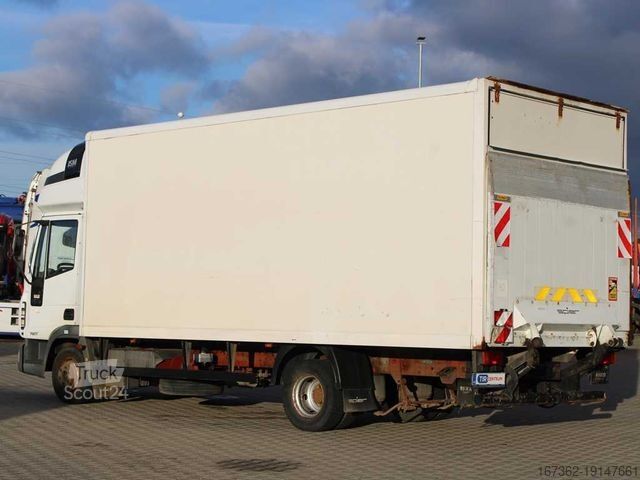 Vrachtwagen met bakwagen IVECO EUROCARGO ML75E17, TAIL LIFT, SLEEPING CABIN