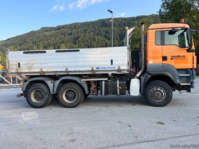 Autocarro ribaltabile MAN TGS 33.480 6X6 BB Offroad Automatik Retarder