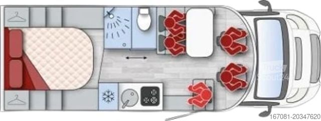 Semi-integrated camper ILUSION XMK 695 XMK  Premium