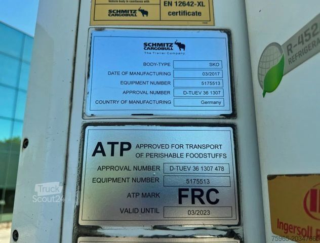 Koeloplegger SCHMITZ CARGOBULL SCB*S3B THERMO KING SLXi300 ONLY 6.822 HOURS THI