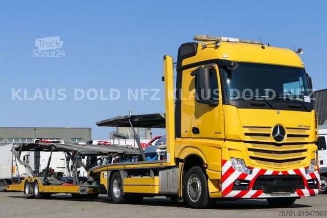 Camião porta-carros MERCEDES-BENZ Actros 1843 BigSpace Autotransporter Kässbohrer