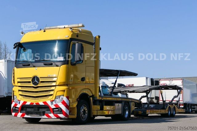 Camião porta-carros MERCEDES-BENZ Actros 1843 BigSpace Autotransporter Kässbohrer