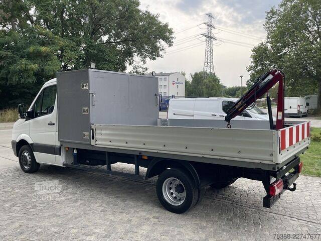 Sunkvežimis su kranu ir furgonu VW Crafter Pritsche 2.0 TDI 50 35 Kran*Webasto*