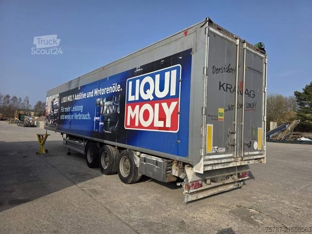 Yürüyen tabanlı yarı römork KRAKER 92 cbm Schubboden, Lift,WABCO ABS,sauberer Boden