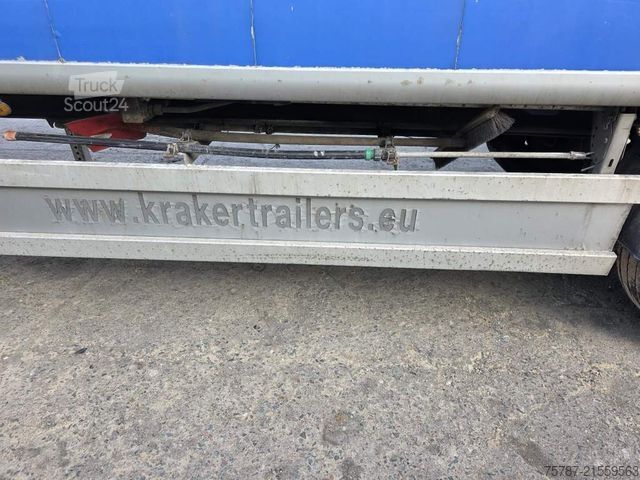 Yürüyen tabanlı yarı römork KRAKER 92 cbm Schubboden, Lift,WABCO ABS,sauberer Boden