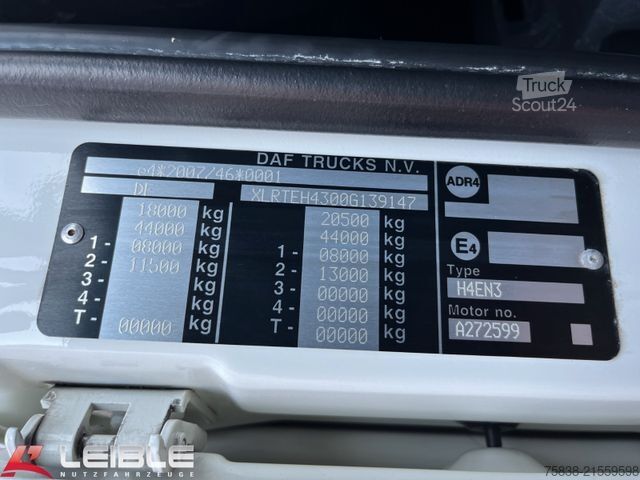 Τυπική μονάδα τράκτορα DAF XF 460 SSC*Standklima*Tank 845L*DTCO 4.1*