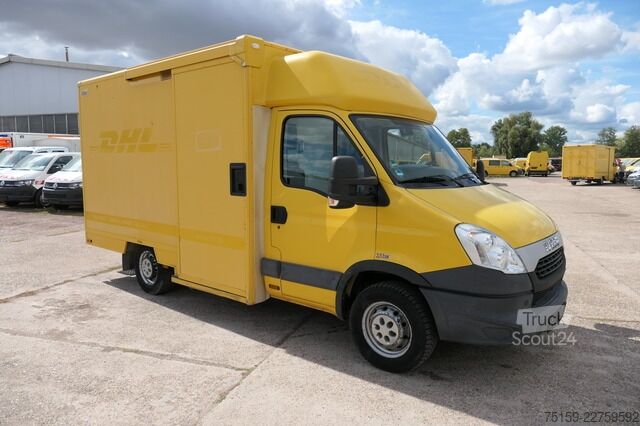 Skapbil iveco Daily 35 S11 C30C KURZ AUTOMATIK KAMERA Regale LUFT DURCHGANG EURO-5 CoC