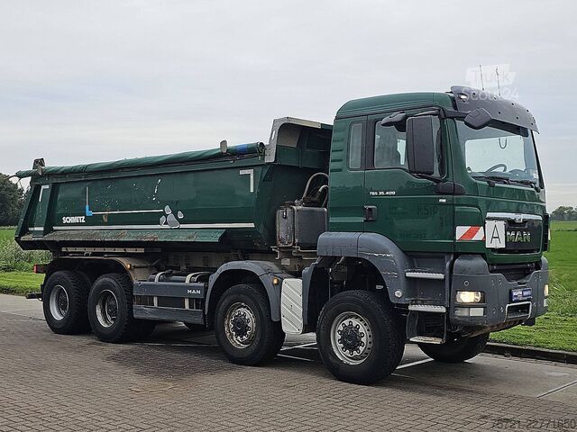 Volquete MAN 35.400 TGS Schmitz Mulde 8x6