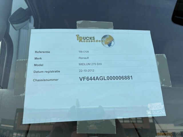 Soğutmalı/dondurulmuş taşıma Renault Midlum 220 DXI + CARRIER 850 supra + EURO 5 + l...