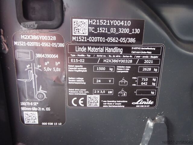 Frontstapler Linde E15-02