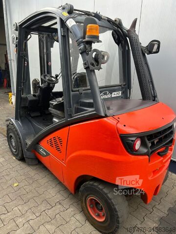 Első homlokrakodó targonca Linde H25D-02