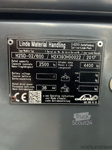 Első homlokrakodó targonca Linde H25D-02