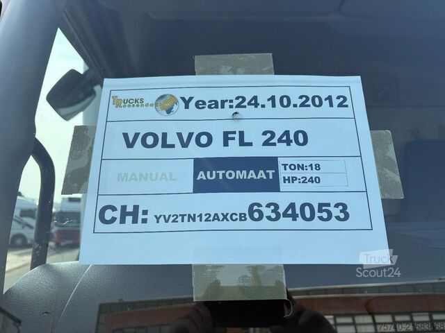 Hűtött/fagyasztott szállítás Volvo FL 240 + THERMO KING + CHEREAU + EURO 5 + LIFT ...